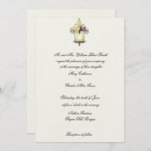 Invitation de mariage élégante ou affaire formelle (Devant / Derrière)