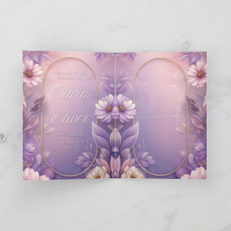 Invitation de mariage élégante personnalisée
