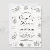 Invitation de mariage élégante pour couples modern (Devant)