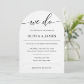 Invitation de mariage élégante pour vous (Debout devant)