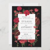 Invitation de mariage élégante romantique (Devant)