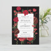 Invitation de mariage élégante romantique (Debout devant)