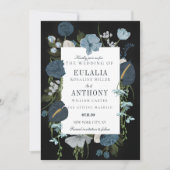 Invitation de mariage élégante romantique (Devant)