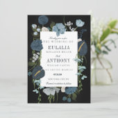 Invitation de mariage élégante romantique (Debout devant)