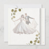 Invitation de mariage élégante – Romantique minima (Dos)