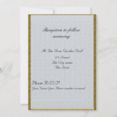 Invitation de mariage élégante simple (Dos)