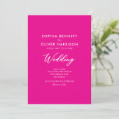 Invitation de mariage élégante SIMPLE CLASSIQUE ro (Debout devant)