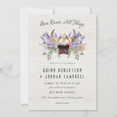 Invitation de mariage élégante Viking (Devant)