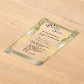Invitation de mariage en acrylique clair (Poser)