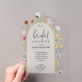 Invitation de mariage en acrylique pour la fête de (In situ (ordinateur de poche))
