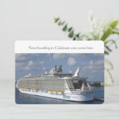 Invitation de mariage en croisière (Debout devant)