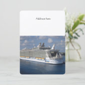 Invitation de mariage en croisière (Debout devant)