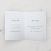 Invitation de mariage en feuille d'aluminium à ray (Couchage intérieur)
