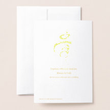 Invitation de mariage en feuille d'Arbaic Mahabah