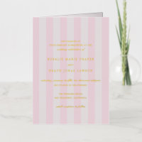 Invitation de mariage en feuille métallique à rayu