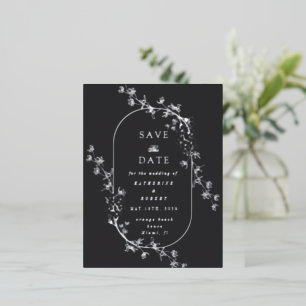 Invitation de mariage en feuille métallisée à moti