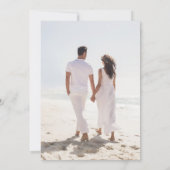 Invitation de mariage en fuite (Dos)