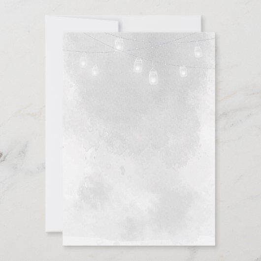 invitation de mariage en hiver pour mariage en fui (Dos)