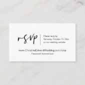 Invitation de mariage en ligne RSVP, carte à thème (Devant)