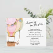 Invitation de mariage en montgolfière (Debout devant)