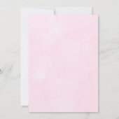 Invitation de mariage en or rose (Dos)