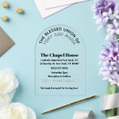 Invitation de mariage en plexiglas (Insitu (Mariage))