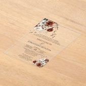 invitation de mariage en terre cuite (Poser)