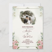 Invitation de mariage enchantée (Devant)