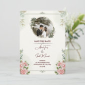 Invitation de mariage enchantée (Debout devant)