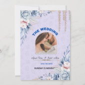 Invitation de mariage enchantée (Dos)