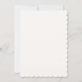 Invitation de mariage espagnol avec verdure (Dos)
