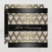 Invitation de mariage et d'anniversaire de mariage (Devant / Derrière)