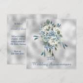 Invitation de mariage et d'anniversaire de mariage (Devant / Derrière)