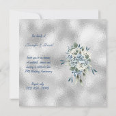 Invitation de mariage et d'anniversaire de mariage (Dos)