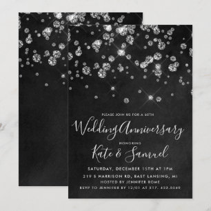 Invitation de mariage et d'anniversaire de mariage