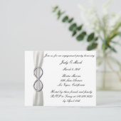 Invitation de mariage et de fiançailles Infinity W (Debout devant)