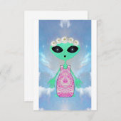 Invitation de mariage extraterrestre  (Devant / Derrière)