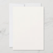 Invitation de mariage fantaisiste raffinée (Dos)