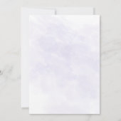 Invitation de mariage Fleur aquarelle esthétique O (Dos)