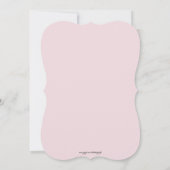 Invitation de mariage Floral Garden Rose (Dos)