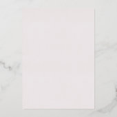 Invitation de Mariage floral moderne (Verso)