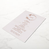 Invitation de Mariage floral moderne (Rotation)