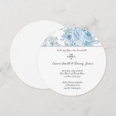 Invitation de mariage florale (Devant / Derrière)