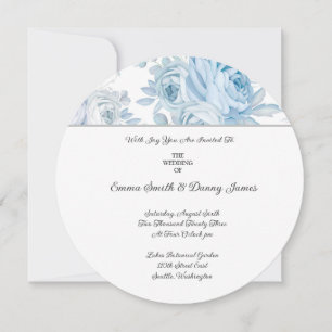 Invitation de mariage florale