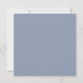 Invitation de mariage florale bleue et sarcelle ru (Dos)