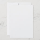 Invitation de mariage florale boho à fleurs sauvag (Dos)