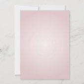 Invitation de mariage florale colorée (Dos)