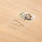 Invitation de mariage florale élégante (Poser)