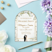 Invitation de mariage florale élégante (Insitu (Mariage))