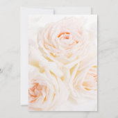 Invitation de mariage florale et élégante (Dos)